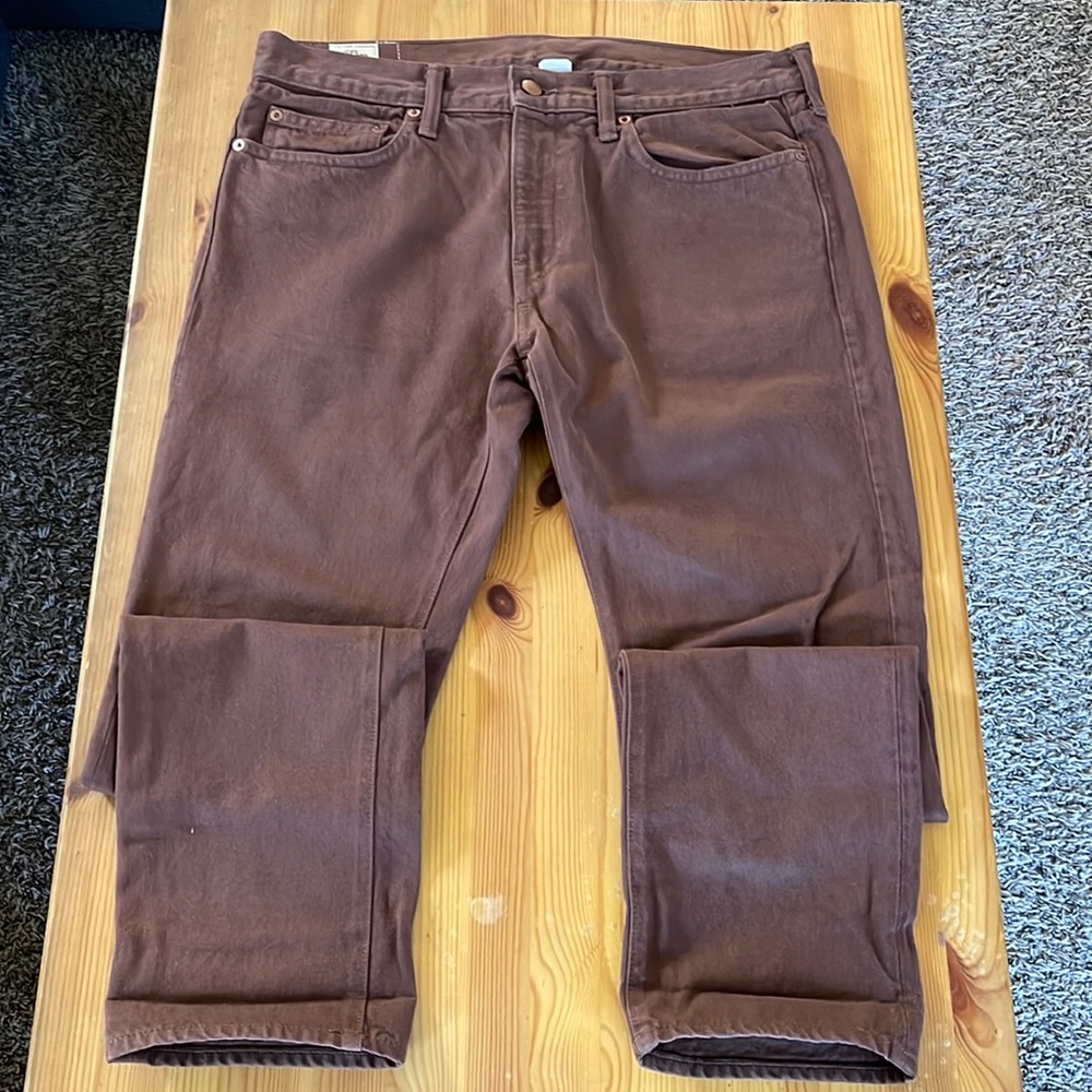 JCrew Brown 484 Slim-fit jean